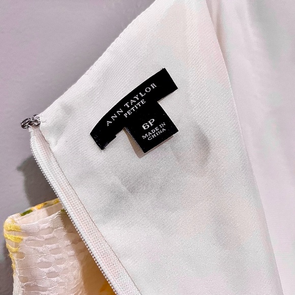 Ann Taylor Petite Citrus Lemon Drop Sundress SOLD OUT ONLINE - Picture 14 of 16